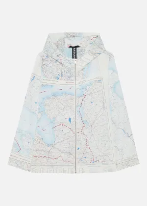 1950s SILK MAP ANORAK AERONAUTICAL MAPS