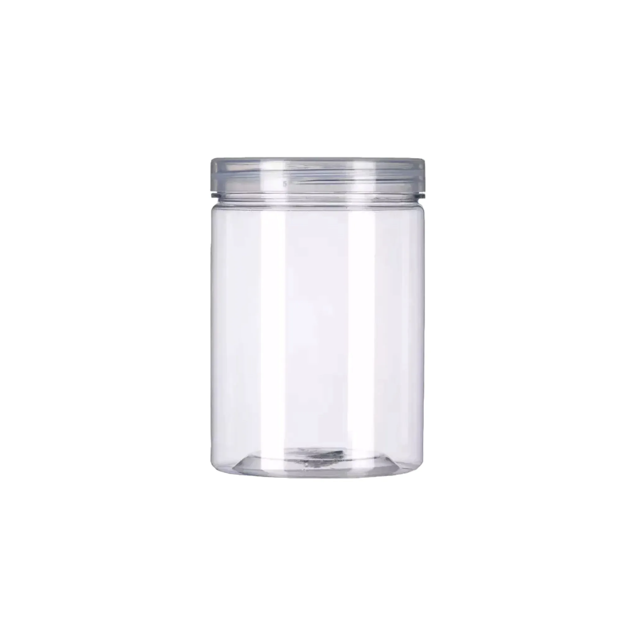 200ml PET Plastic Jar Bottle with Lid Crystal Clear