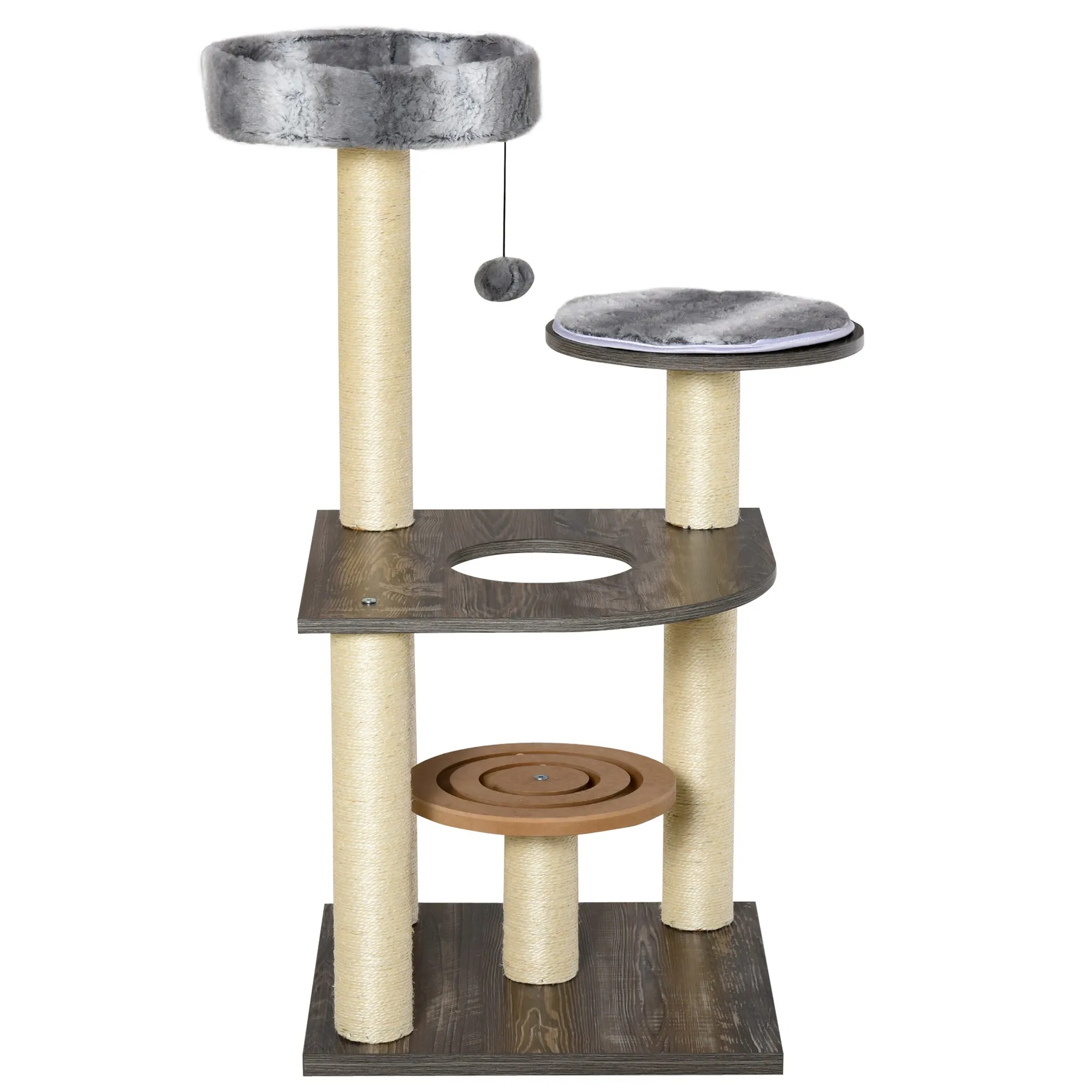 40" Cat Tree Condo Activity Centre - Grey