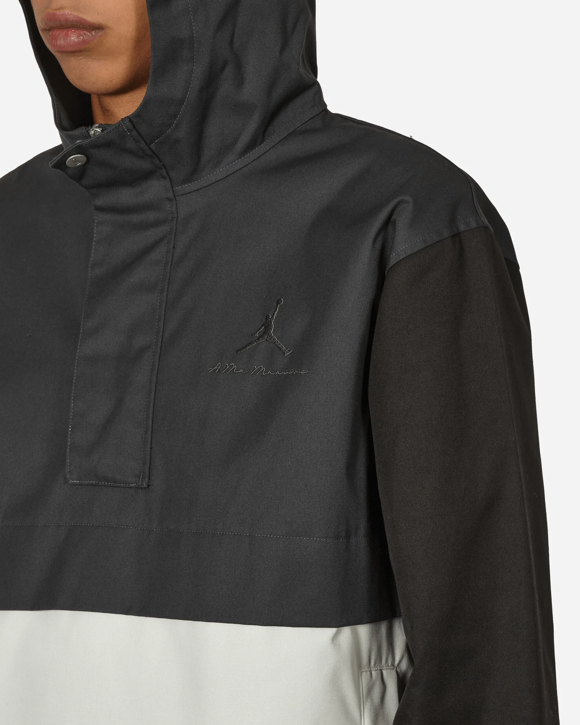 A Ma Maniére Anorak Jacket Dark Smoke Grey