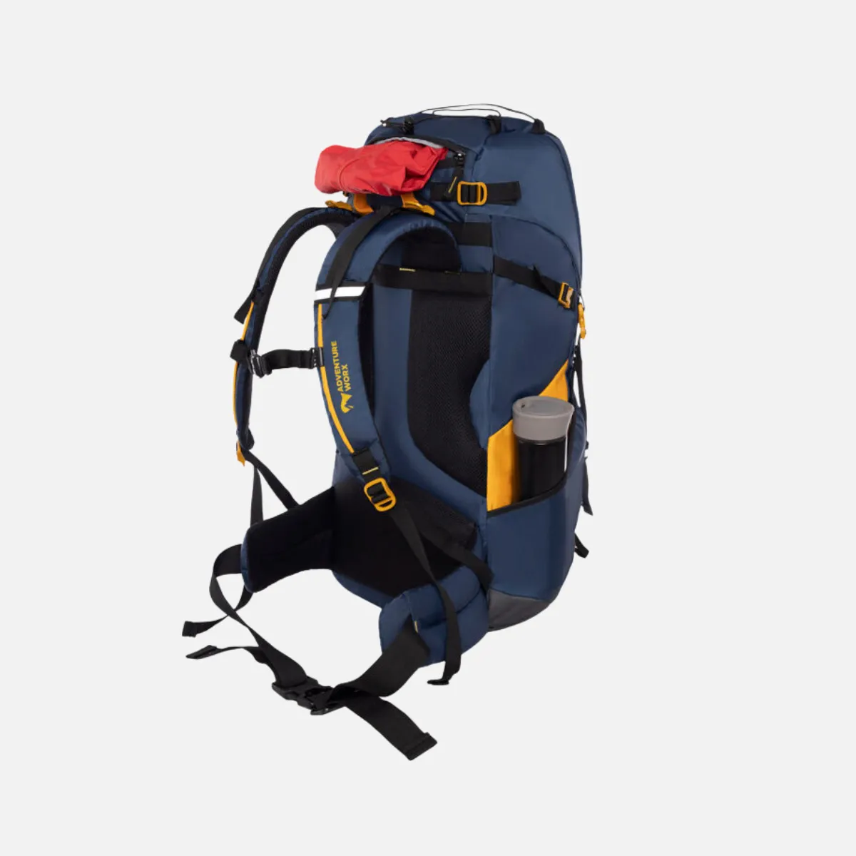 Adventure Worx Zero 50 L Camping Rucksack -Black/Blue