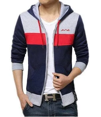 All Weather Cotton Hoodie Sweatshirt with Zip