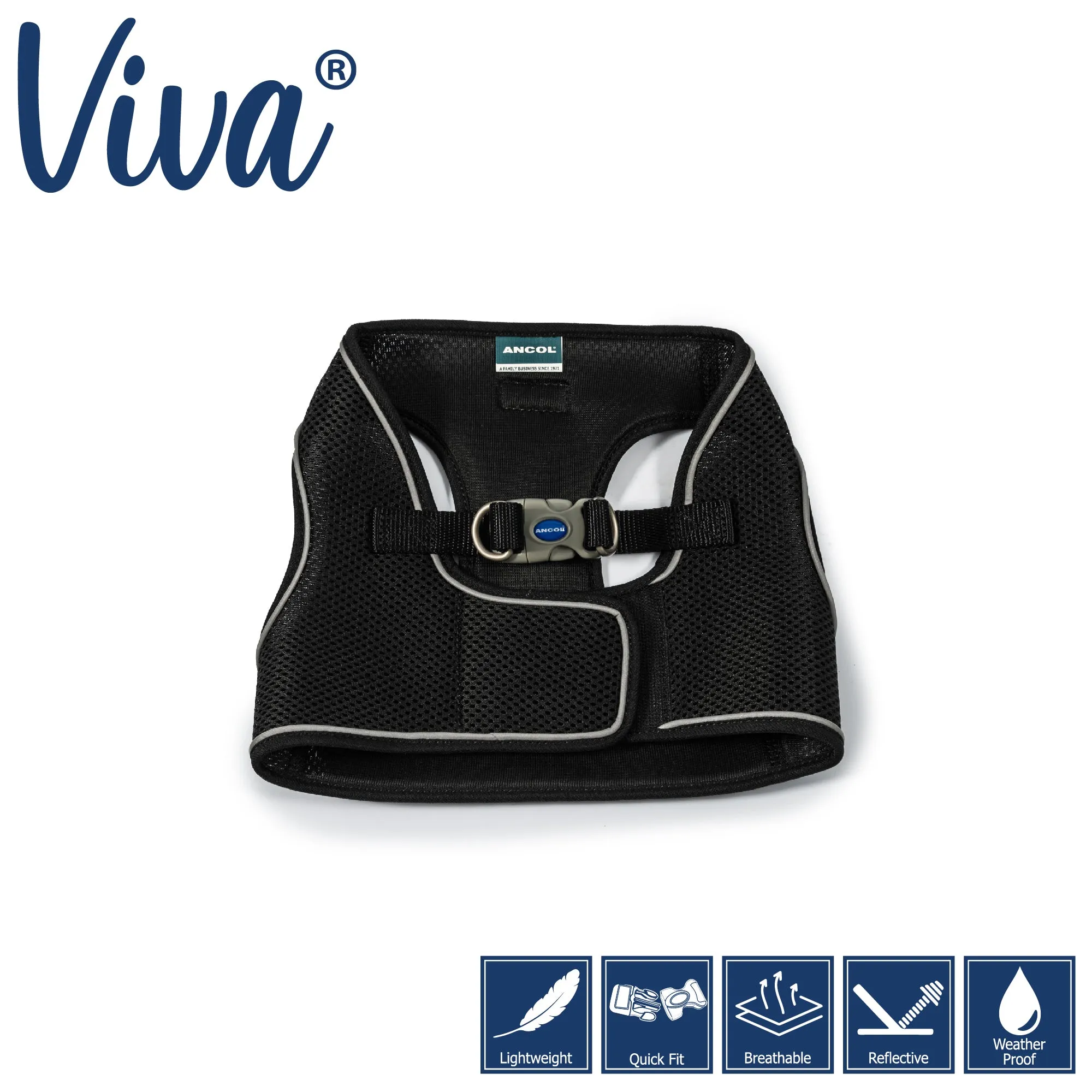 Ancol - Viva Step-in Harness - Blue - Medium