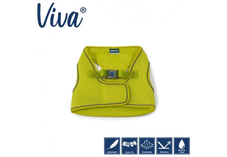 Ancol - Viva Step-in Harness - Lime - Small