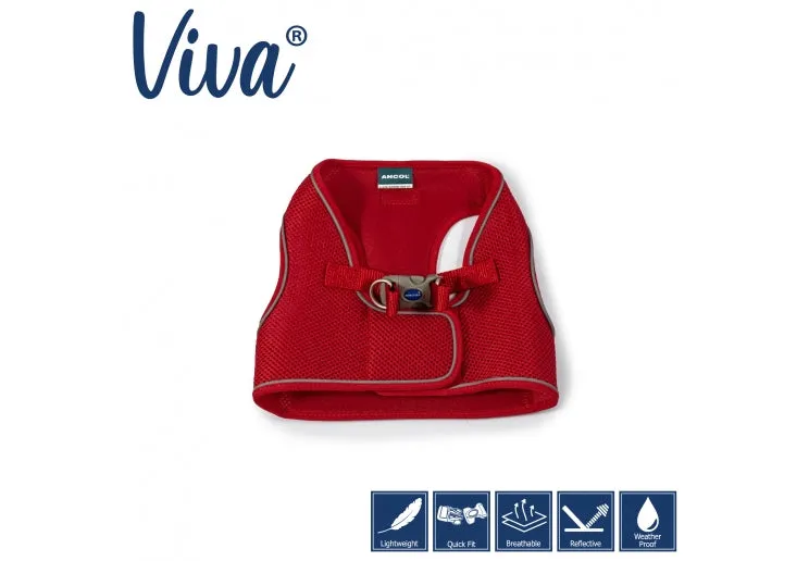 Ancol - Viva Step-in Harness - Red - Small/Medium