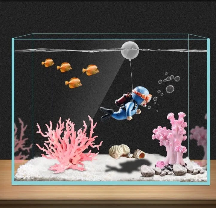 Aquarium Floating Diver Ornament