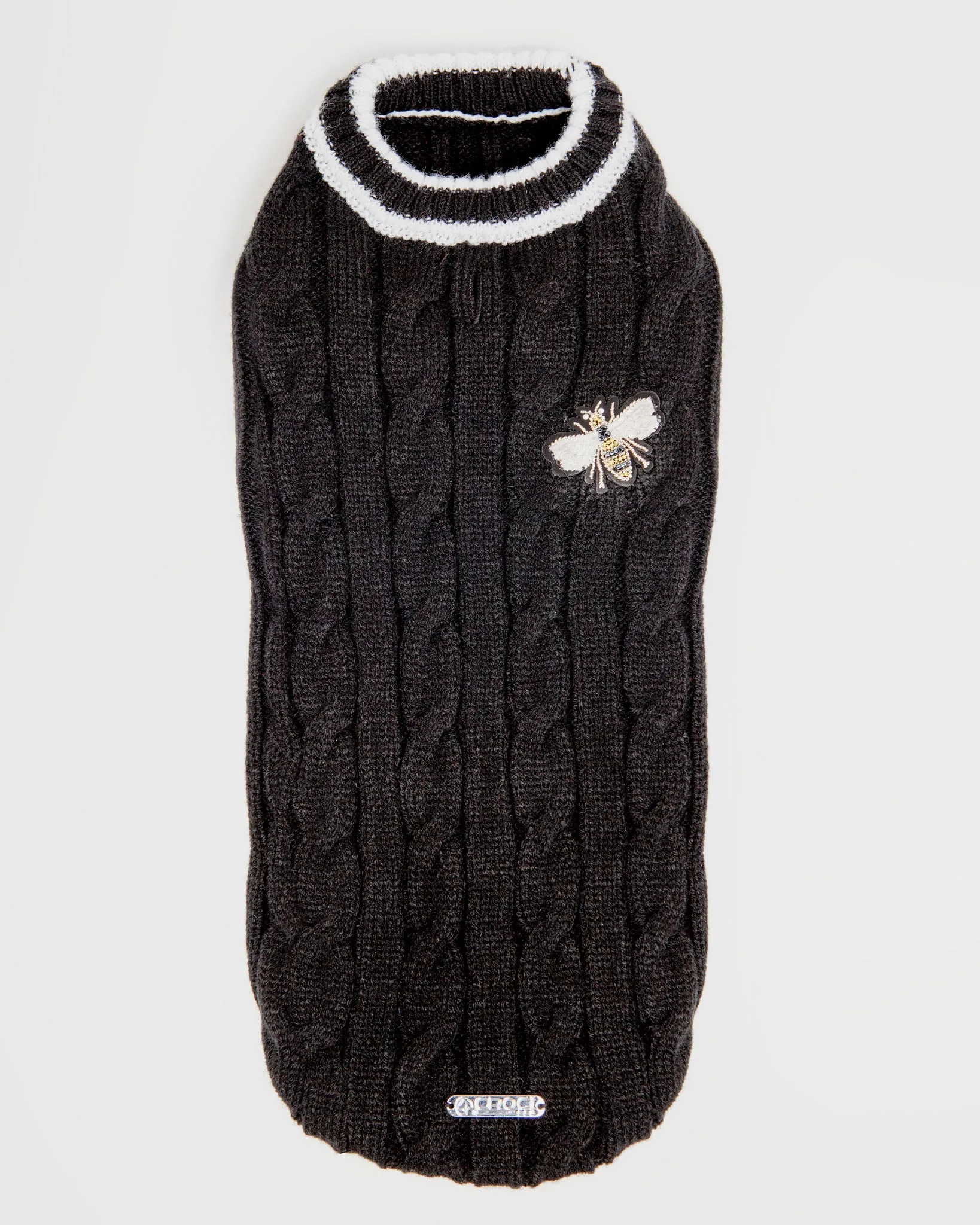 Black Bee Cable Sweater (FINAL SALE)