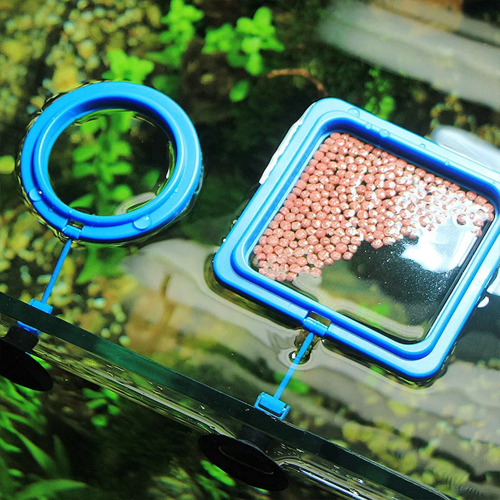 Creative Aquarium Floating Fish Feeder Tray