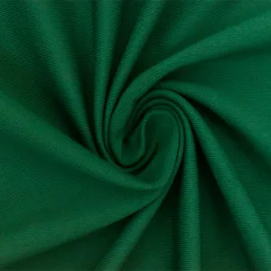 Deep Green Solid Stretch Swimwear Tricot Knit Fabric