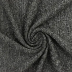 Deep Heather Gray Stretch Jersey Knit Fabric