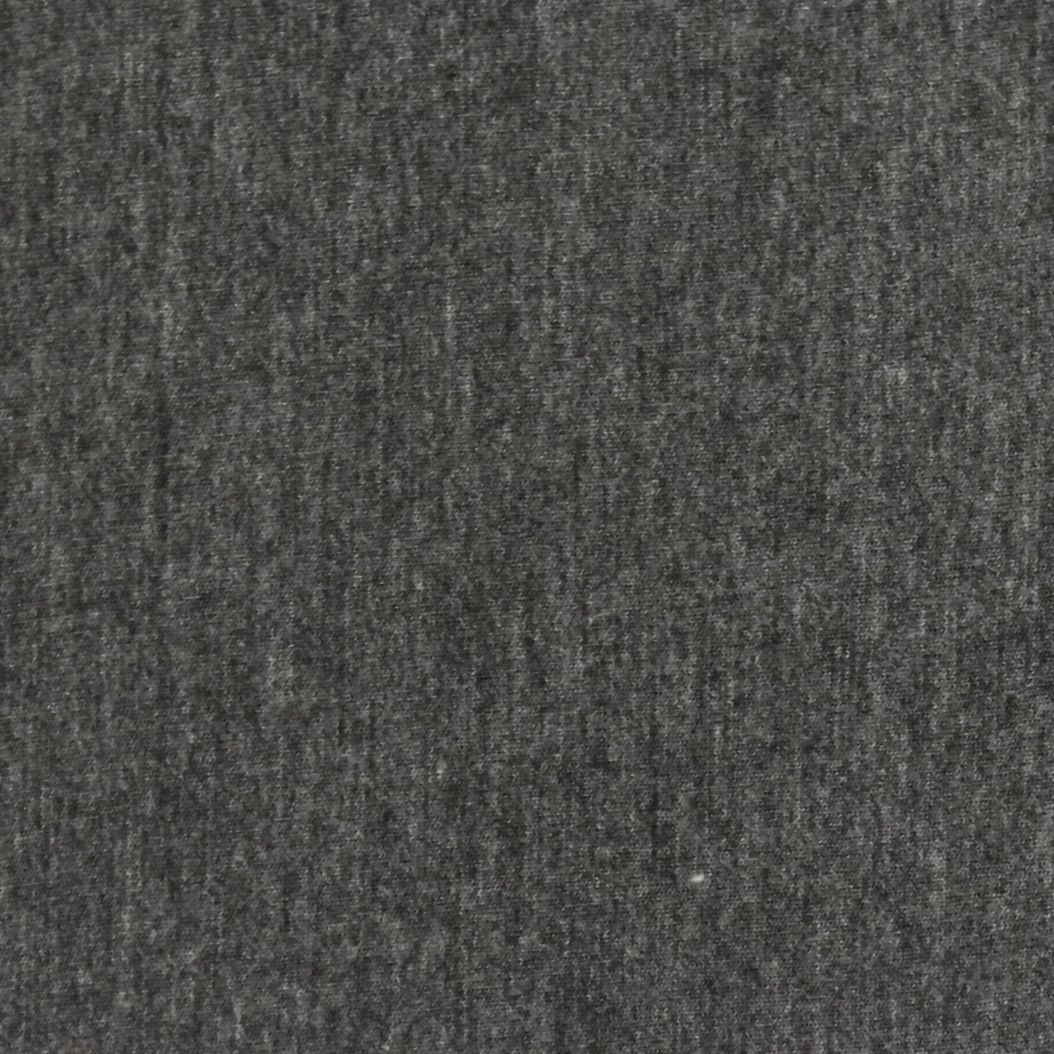 Deep Heather Gray Stretch Jersey Knit Fabric