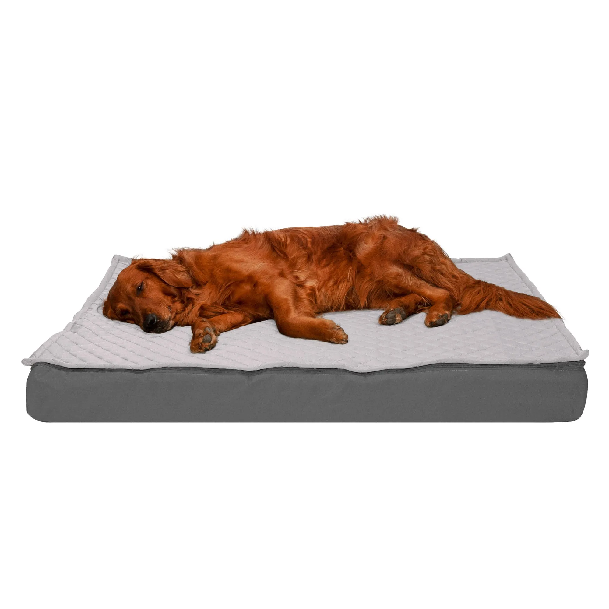 Deluxe Mattress Dog Bed - Indoor/Outdoor Quilt Top Convertible