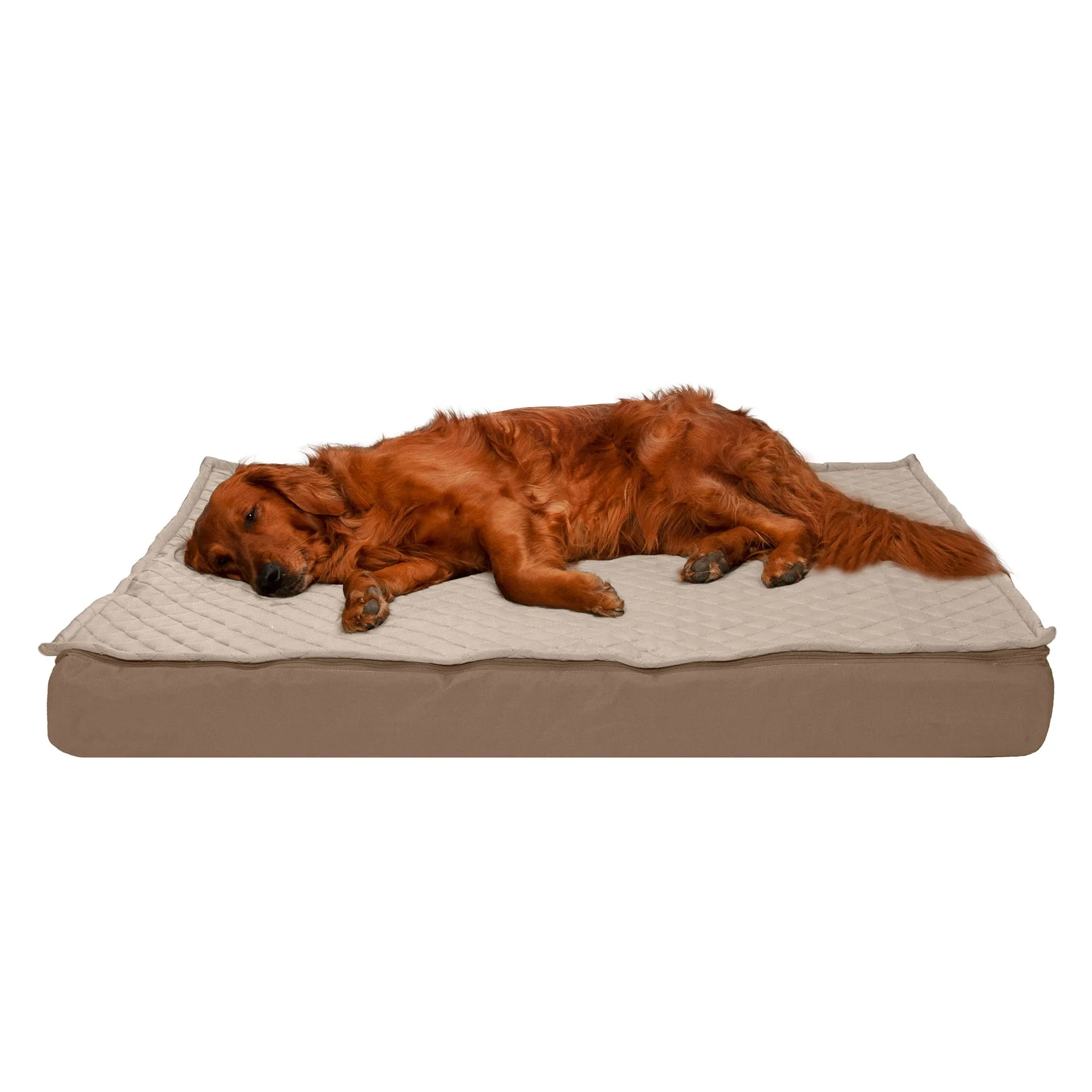 Deluxe Mattress Dog Bed - Indoor/Outdoor Quilt Top Convertible