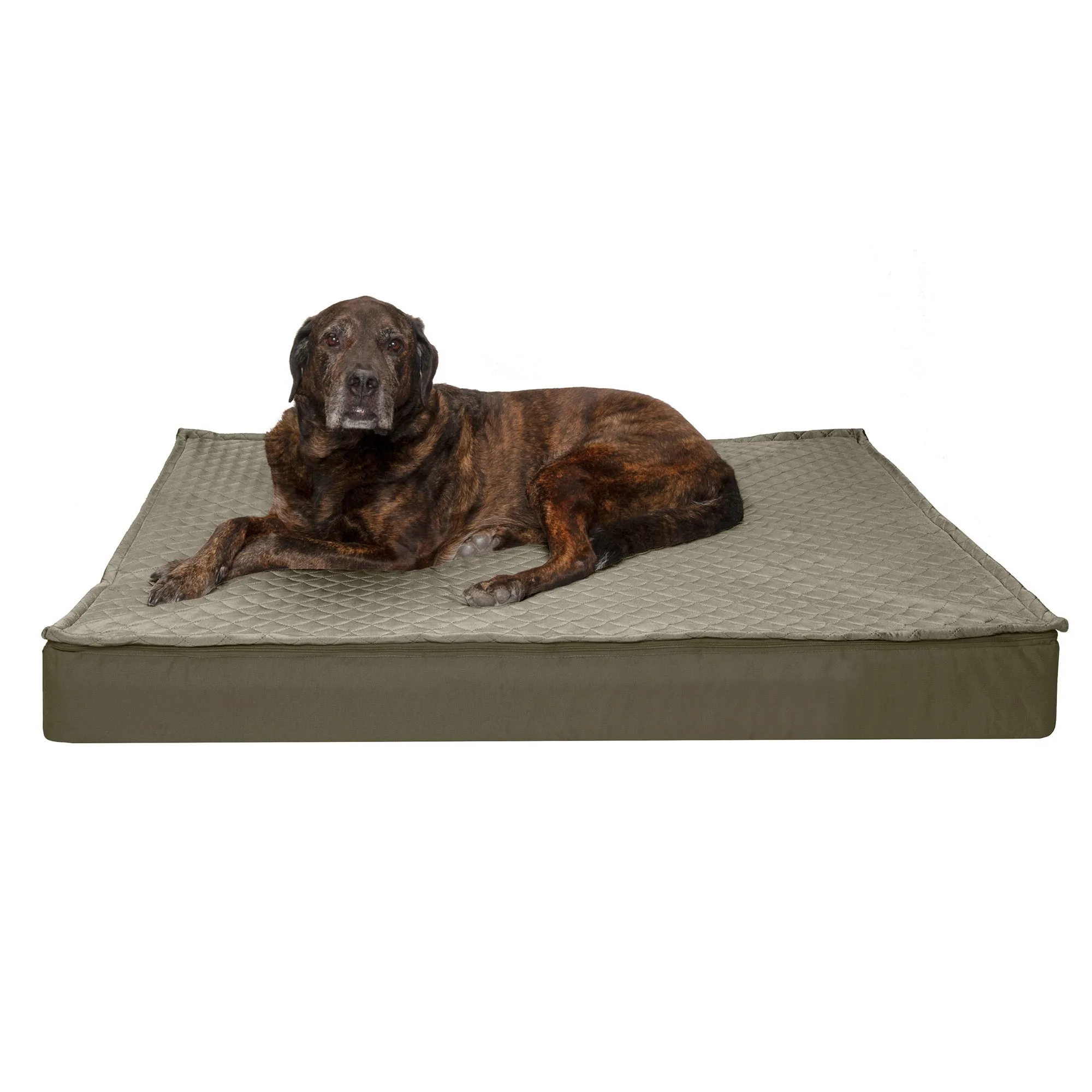 Deluxe Mattress Dog Bed - Indoor/Outdoor Quilt Top Convertible