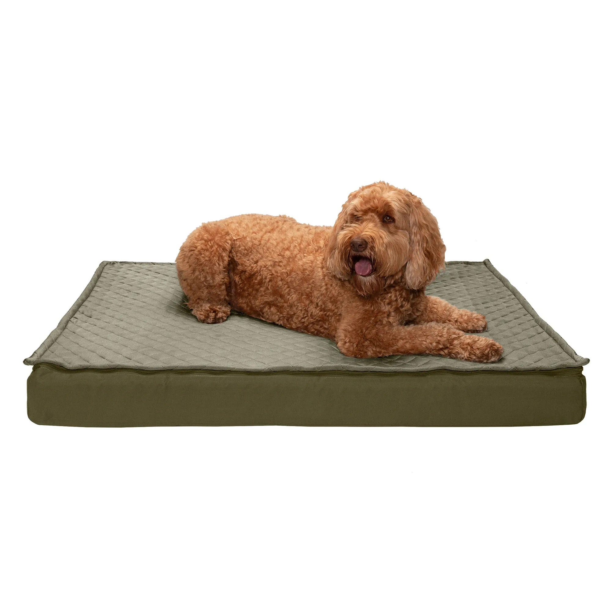 Deluxe Mattress Dog Bed - Indoor/Outdoor Quilt Top Convertible