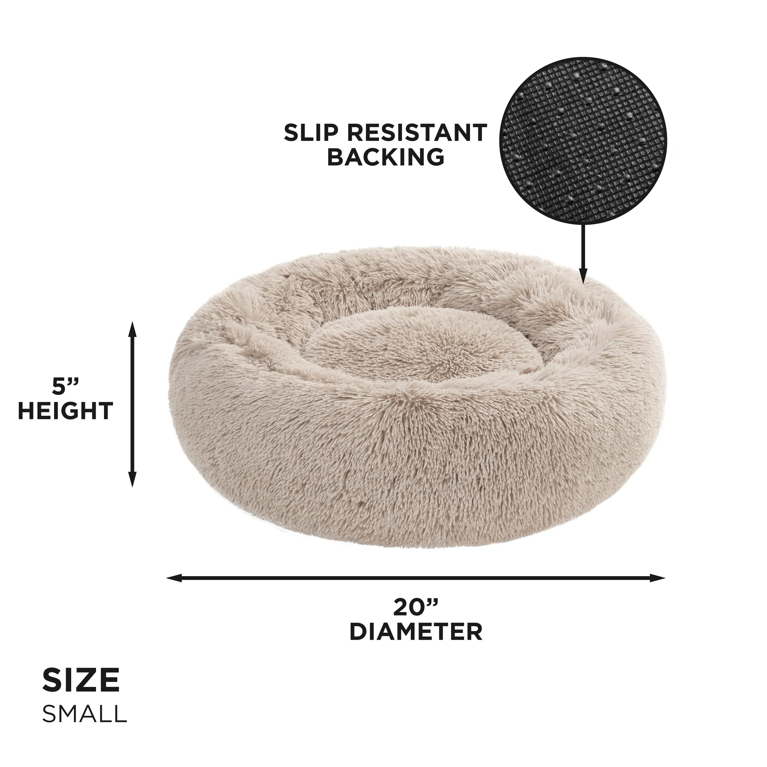 Devon Faux Fur Pet Bed