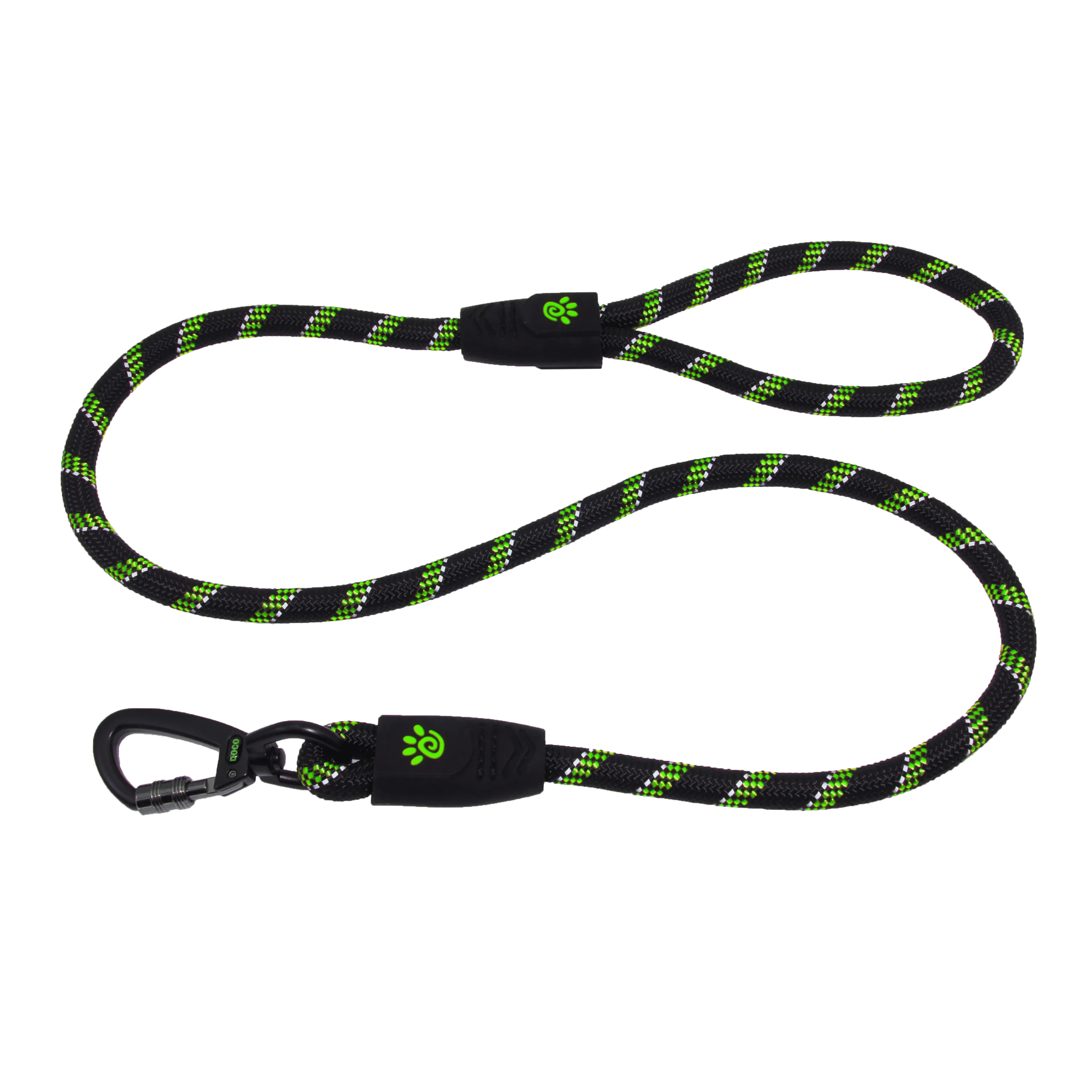 DOCO® 5ft Reflective Rope Dog Leash w/ Click & Lock Snap (3/8" Width x 5ft)