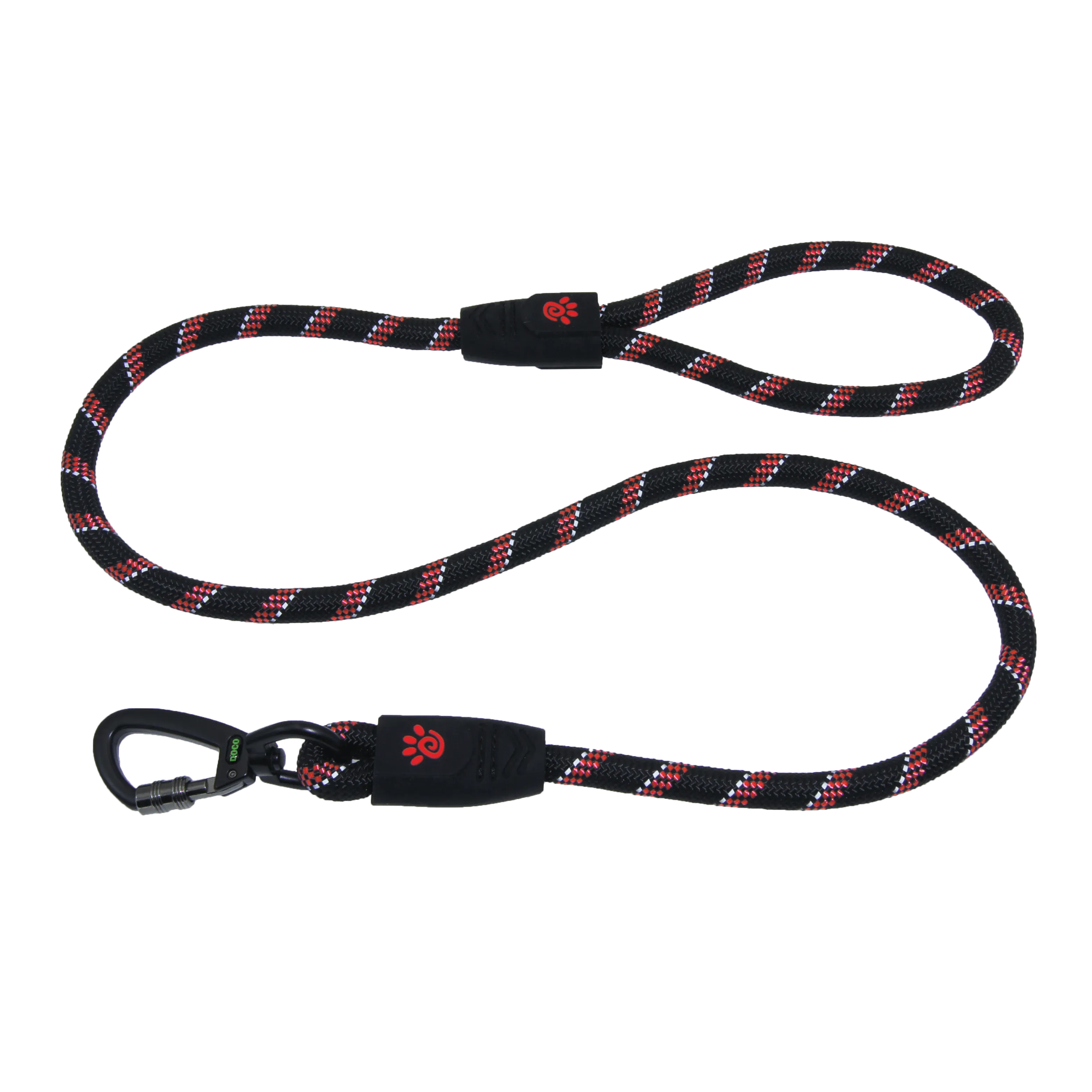 DOCO® 5ft Reflective Rope Dog Leash w/ Click & Lock Snap (3/8" Width x 5ft)