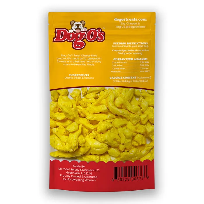 Dog-O's Fresh Cheese Bites Treats (Cheese Turmeric & Ginger - 7 oz)