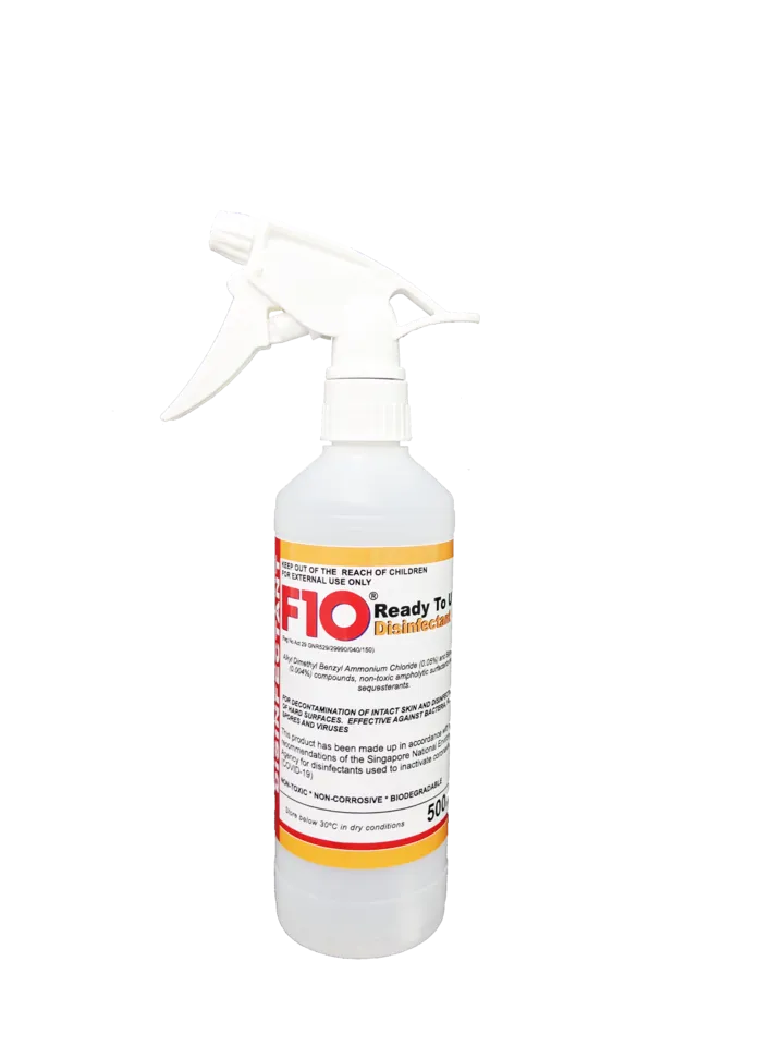 F10 Pre-Diluted Ready-To-Use Disinfectant Spray 500ml