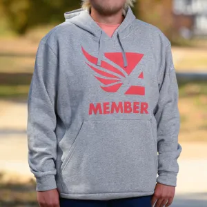 Grey Fleece Member Hoodie