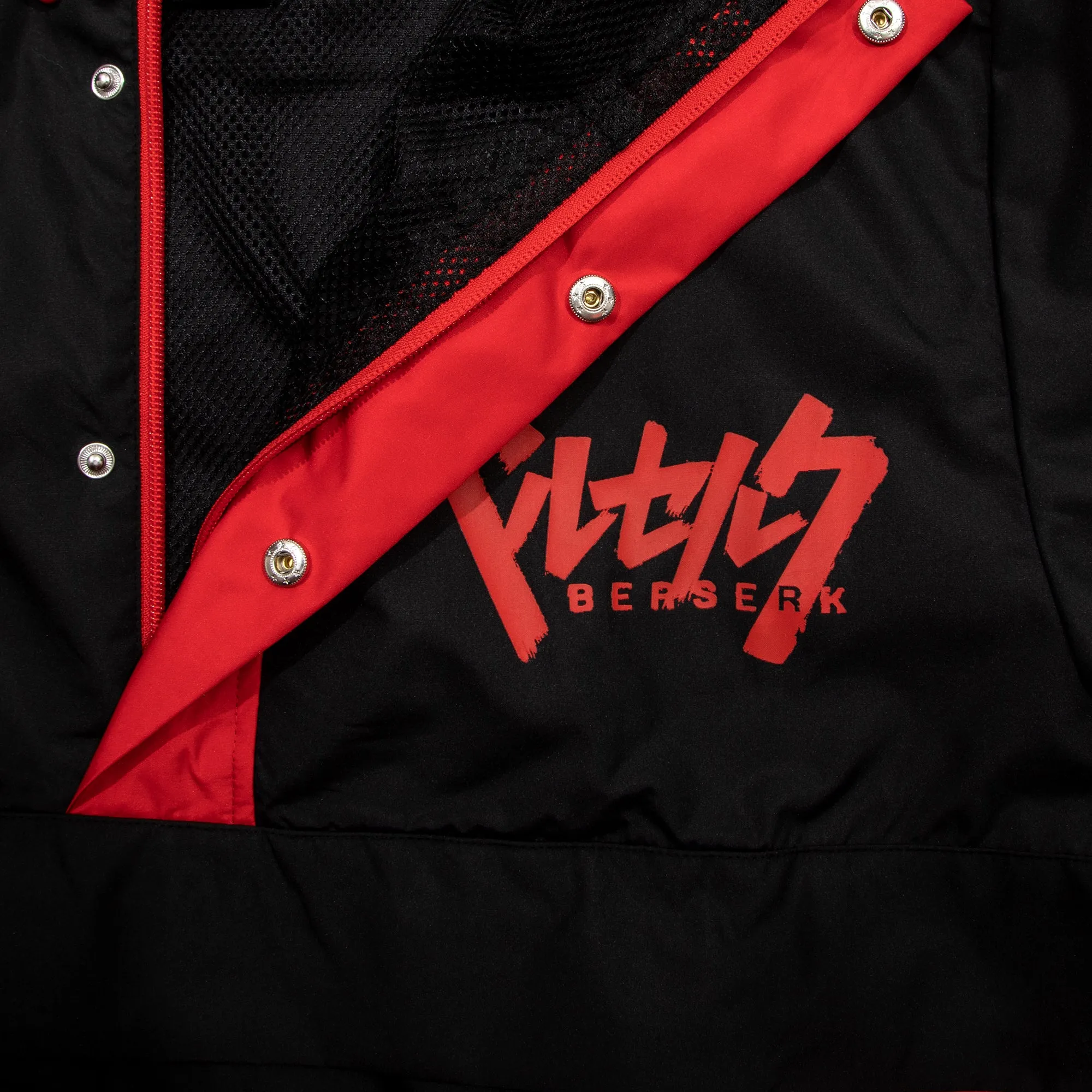 Guts Rage Black and Red Anorak