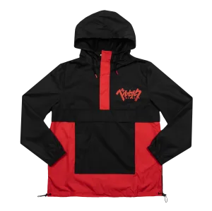 Guts Rage Black and Red Anorak