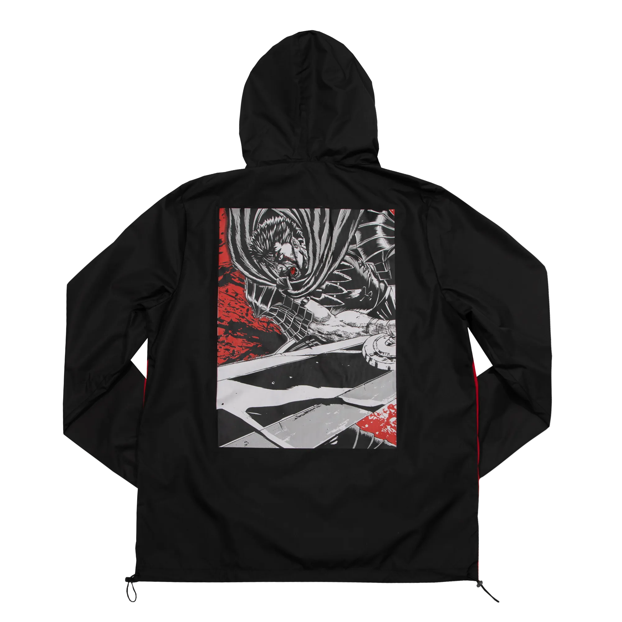 Guts Rage Black and Red Anorak