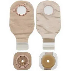 Hollister New Image Two-Piece Sterile Drainable Colostomy/Ileostomy Kit 3-1/2" Stoma Opening, Integrated Closure, Ultra Clear