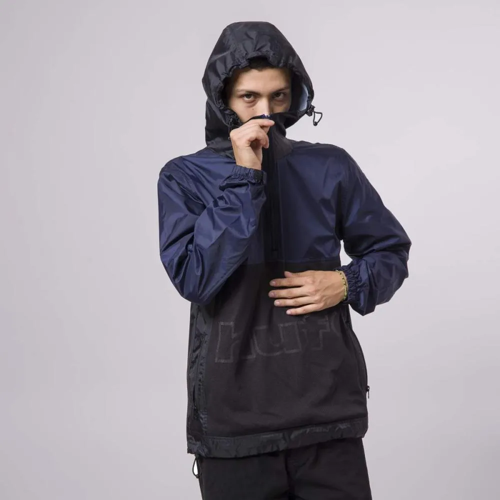 HUF WIREFRAME ANORAK-NAVY