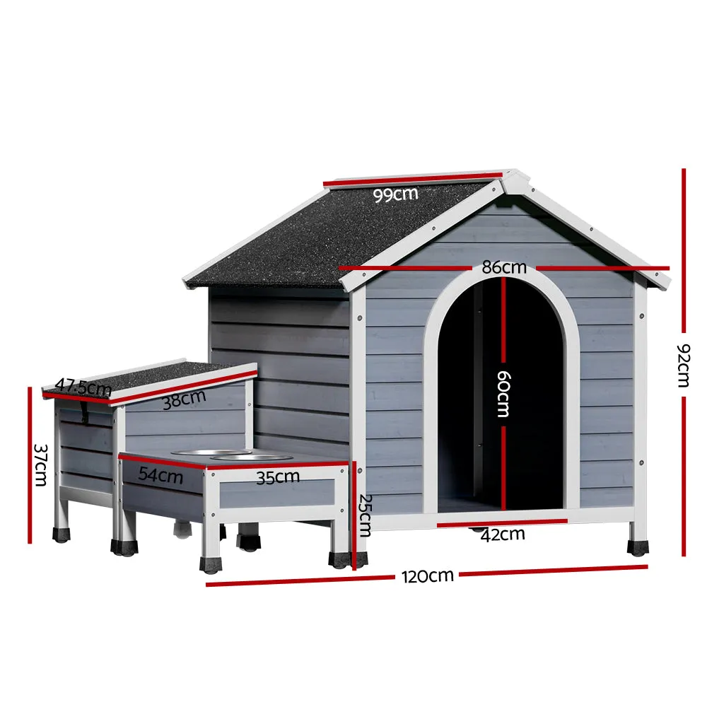 i.Pet Dog Kennel House Large Wooden Outdoor Pet Kennels Indoor Puppy Cabin