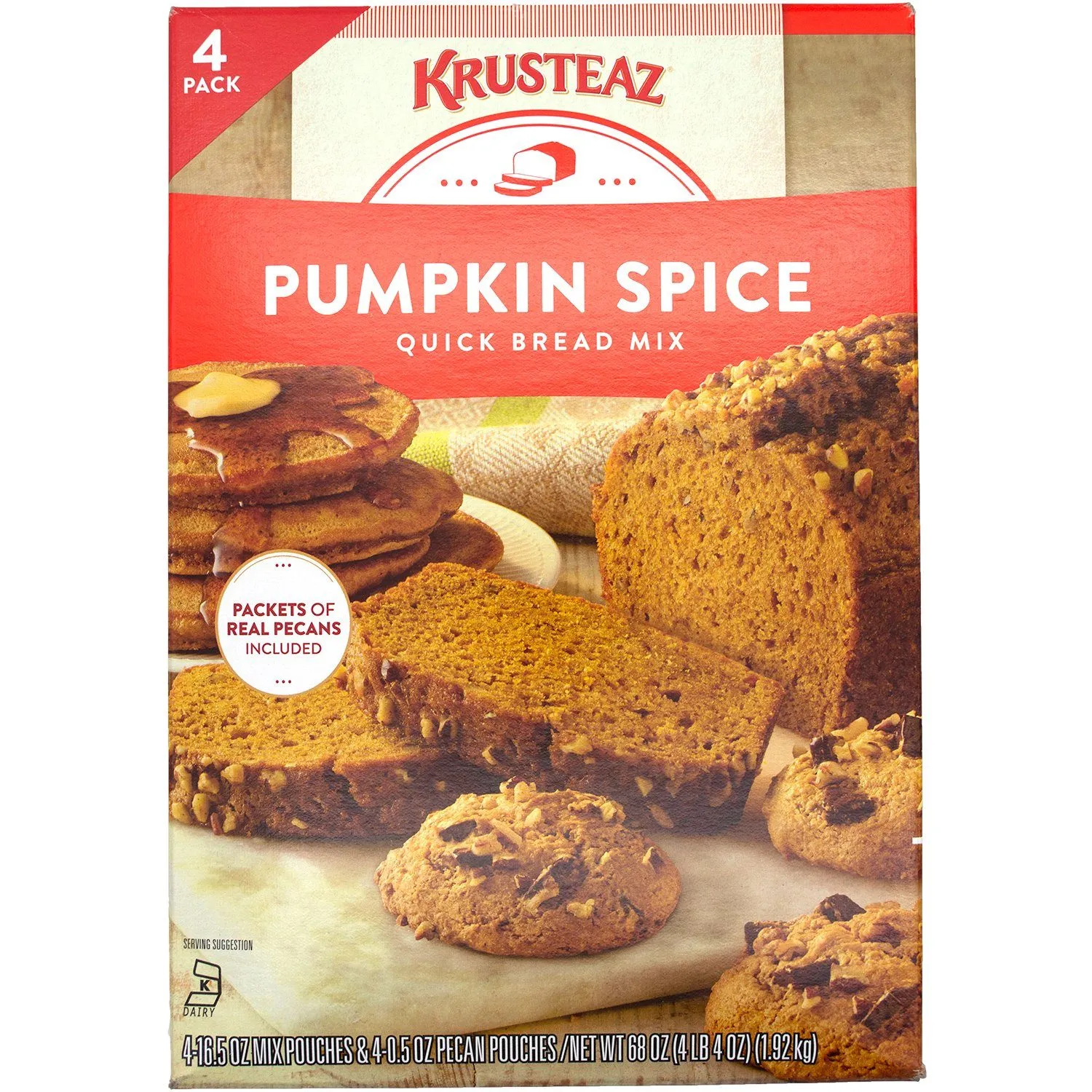 Krusteaz Pumpkin Spice Quick Bread Mix