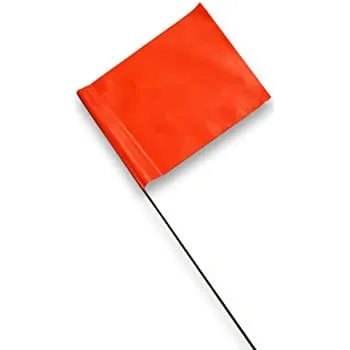 Marking Flag with Metal Rod 100/Bundle