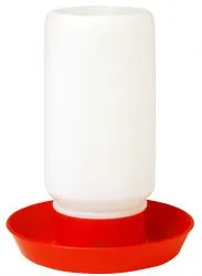 Miller Plastic Screw-On Poultry Waterer Jar