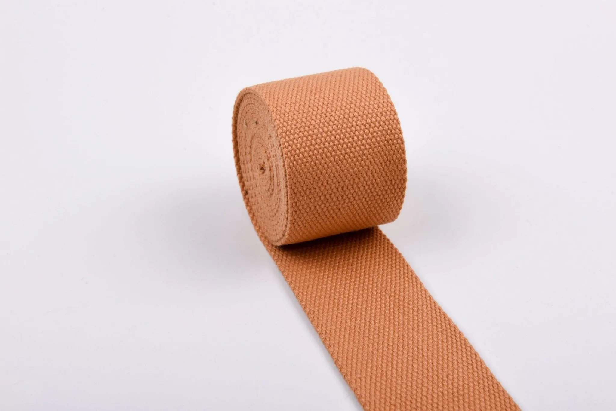 Natural Cotton Canvas Webbing 50mm ( 5cm ) wide , Selling by half yard