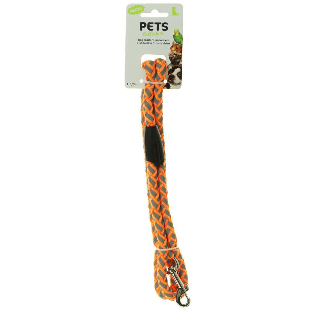 Neon Reflective Dog Leash - 1.2m