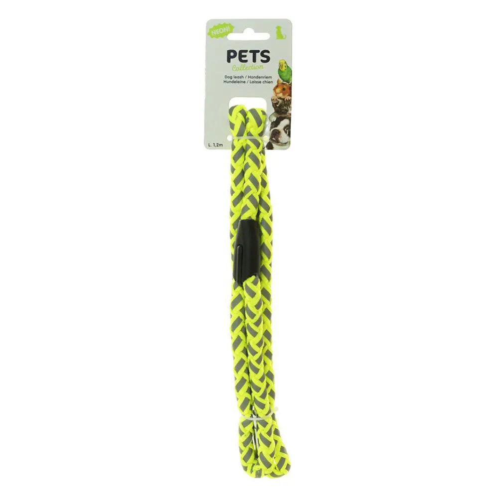 Neon Reflective Dog Leash - 1.2m