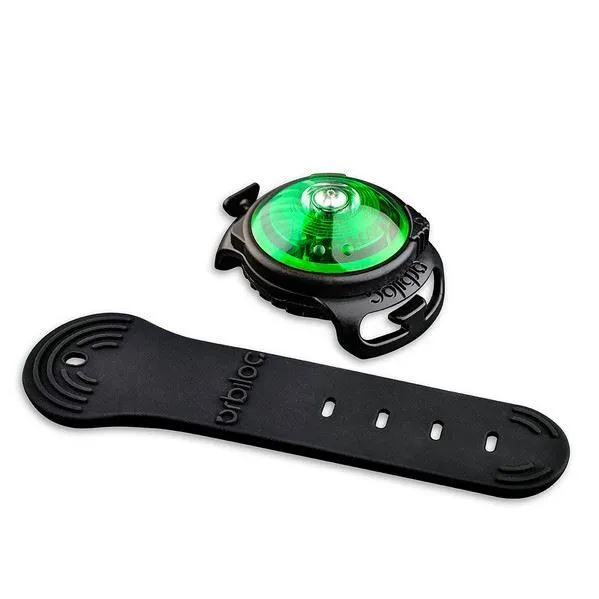 Orbiloc Dog Dual LED Night Safety Light Green