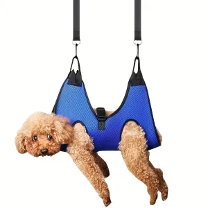 Pet Grooming Hammock Harness for Dogs and Cats – Sling for Grooming, Restraint Bag for Bathing, Trimming, and Nail Clipping