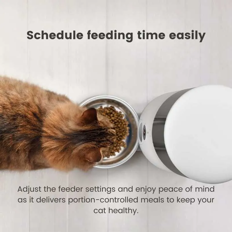 Petoneer NutriVue Smart Pet Feeder with Timed Feeding and HD Camera