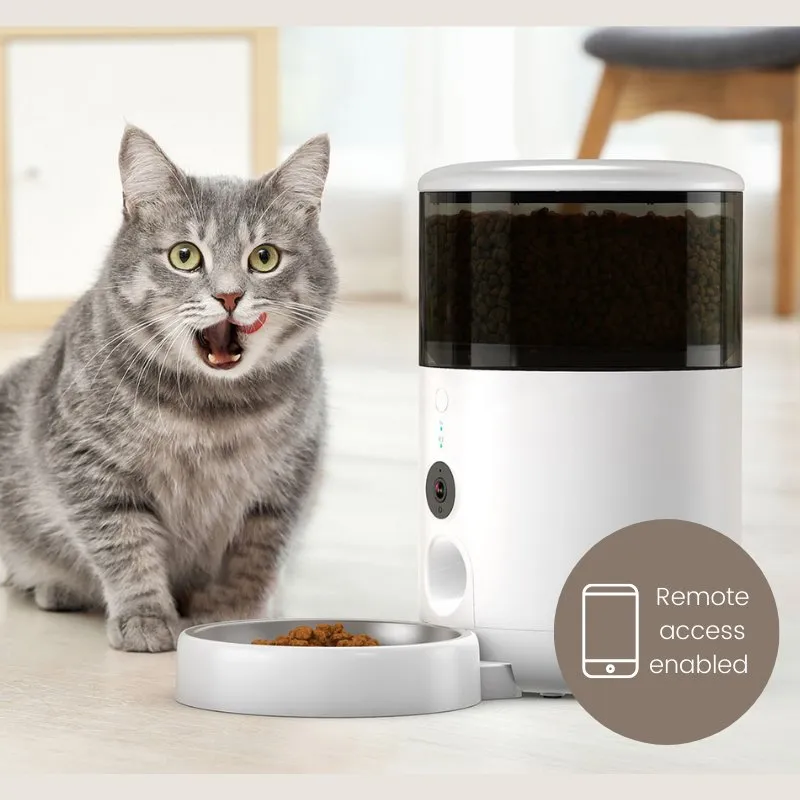 Petoneer NutriVue Smart Pet Feeder with Timed Feeding and HD Camera