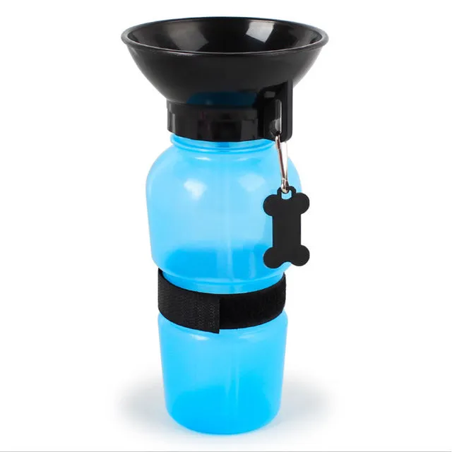 Portable dog water fountain outdoor pet kettle