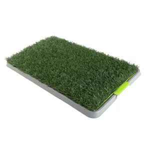 Premium 3-Layer Dog Potty Tray with Synthetic Grass, Paw Mate