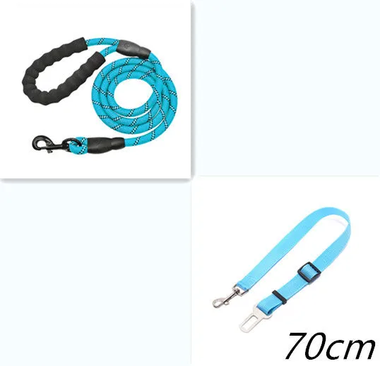 Reflective Nylon Large Pet Training Leash