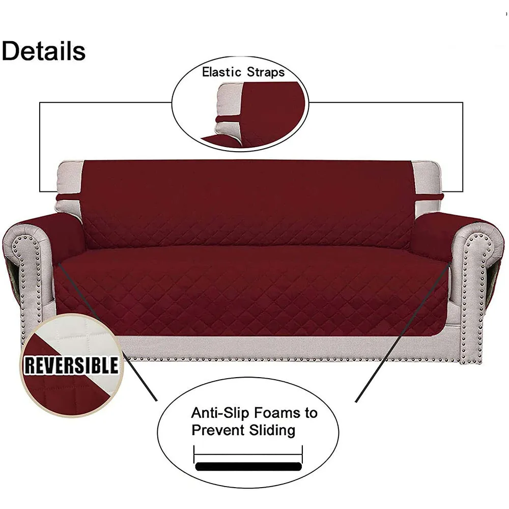 Slip-Resistant Reversible Armchair Cover for Dogs Pet -28 Inches