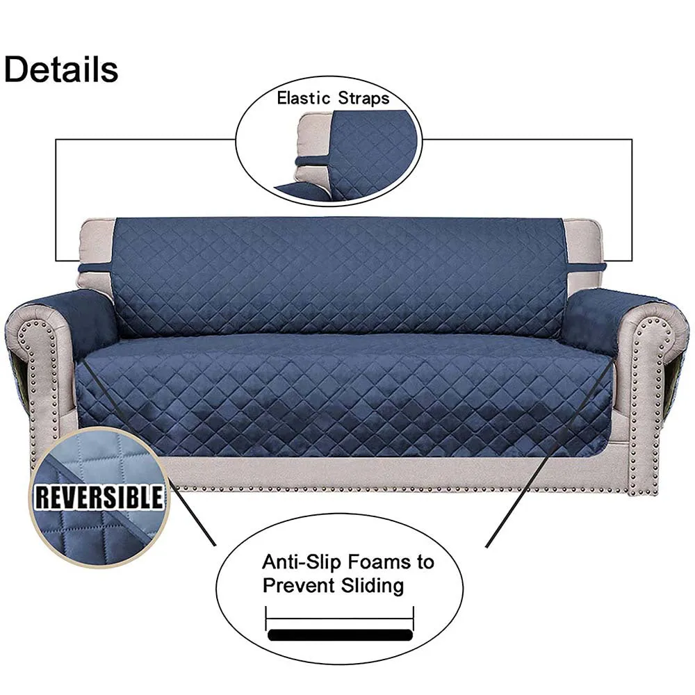 Slip-Resistant Reversible Armchair Cover for Dogs Pet -28 Inches