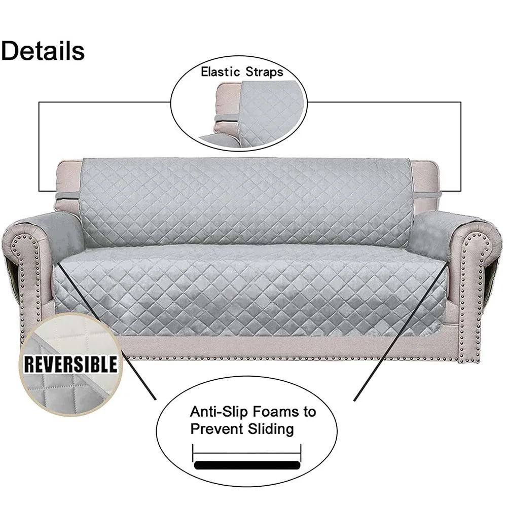 Slip-Resistant Reversible Armchair Cover for Dogs Pet -28 Inches