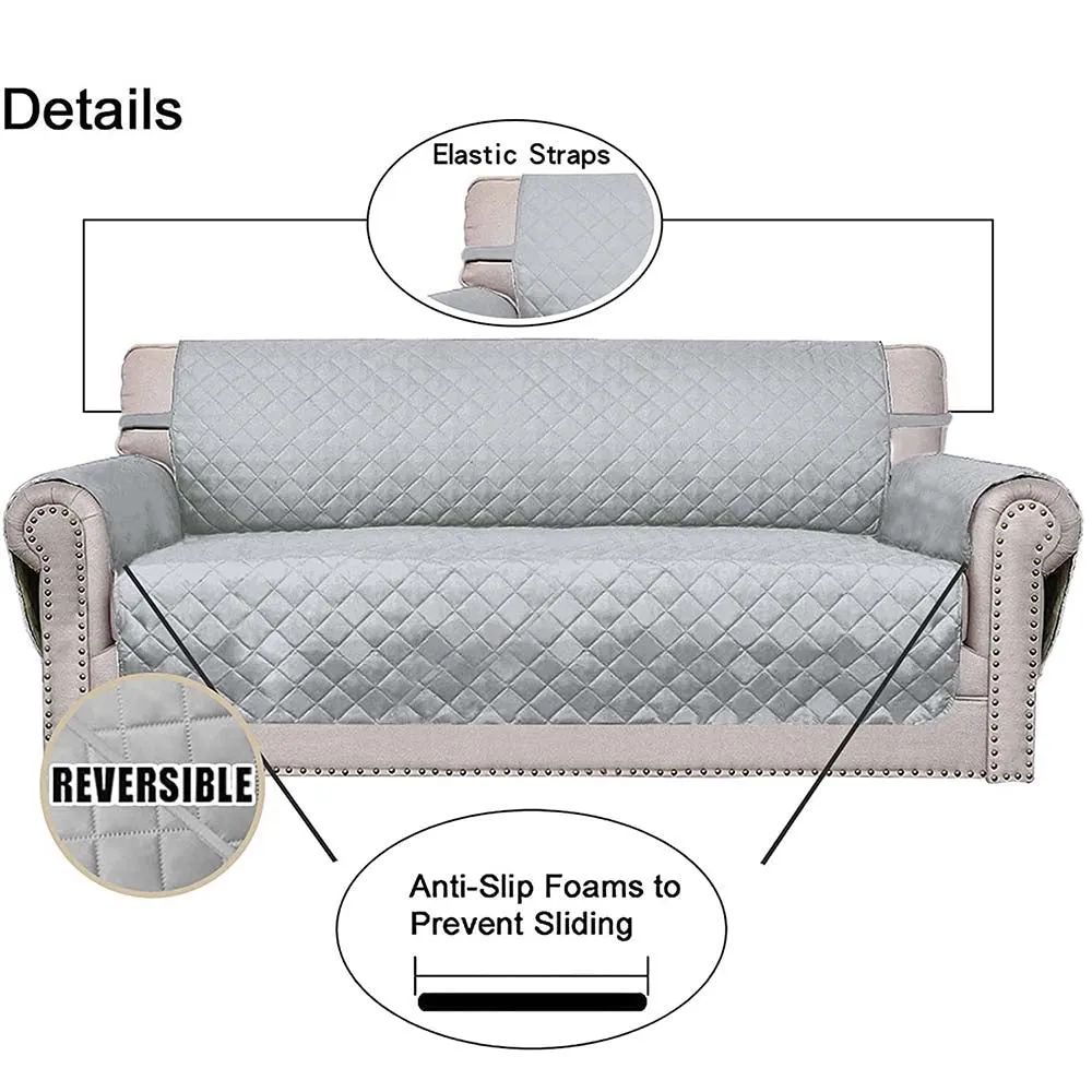 Slip-Resistant Reversible Armchair Cover for Dogs Pet -28 Inches