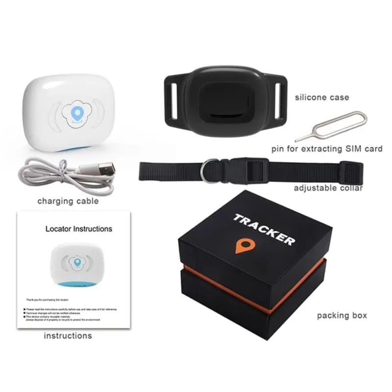 Smart GPS Pet Collar Tracker