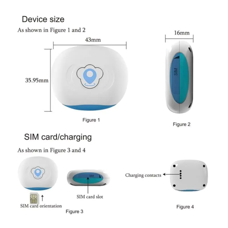 Smart GPS Pet Collar Tracker